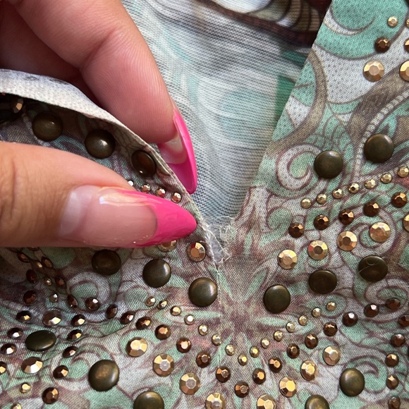 boho multicolored top by energé 🧡 - Picture 11 of 11